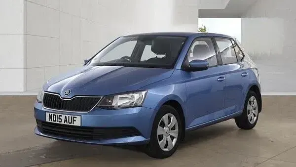 Used Skoda Fabia 2015 Blue Hatchback