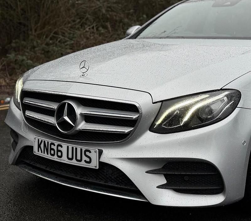 Used Mercedes E220 AMG Line Premium 2016 Silver Sedan