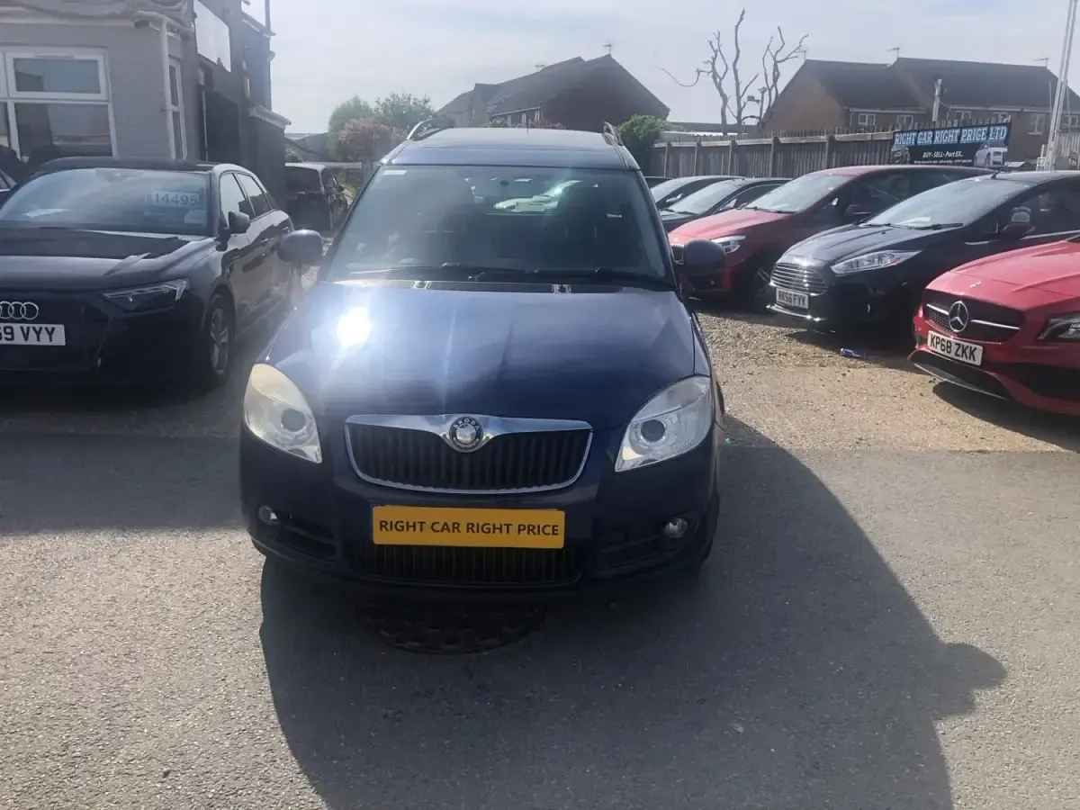 Gebraucht Skoda Roomster 105 PS (77 kW) 2007 Blau Van / Kleinbus