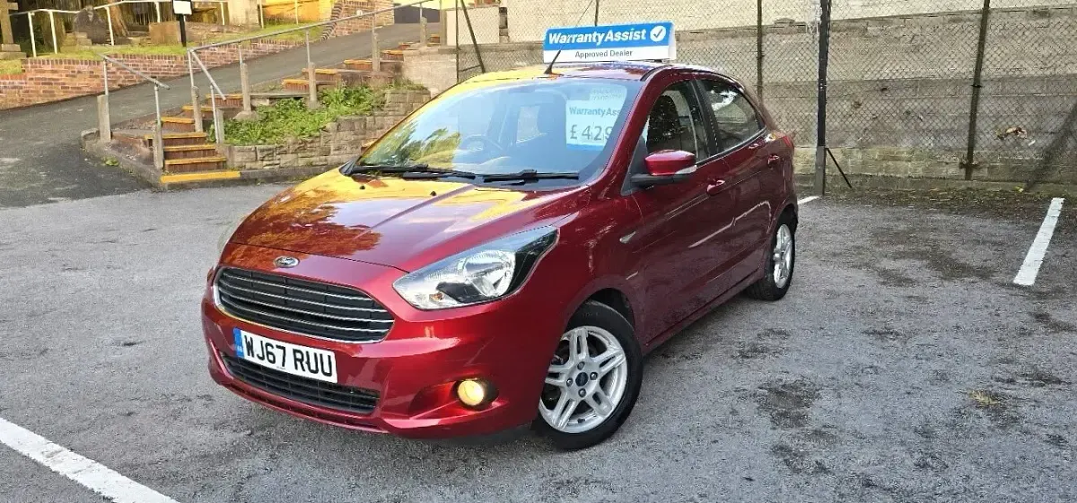 Used Ford Ka Plus Zetec 2017 Red Hatchback