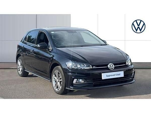 Black Used 2020 VW Polo R-line Hatchback | £13,326 (Fair price) - Image 1/4