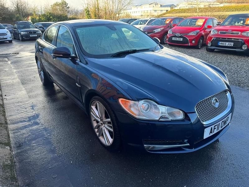 Second-hand Jaguar XF Portfolio 275 CP (202 kW) 2011 Albastru Berlinǎ