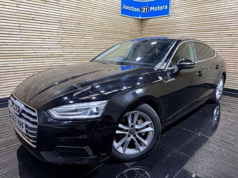 Black Used 2017 Audi A5 Sportback Sport Hatchback | £12,490 (Fair price) - Image 1/4