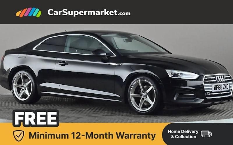 Used Audi A5 Sport 150 HP (110 kW) 2018 Black Coupe