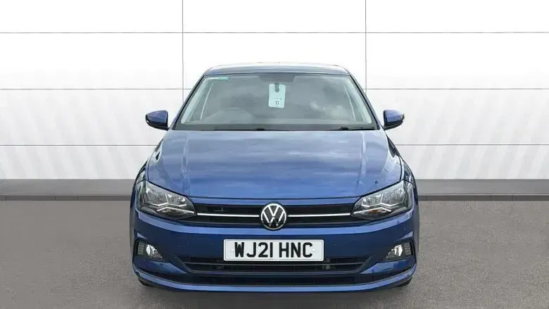 Used VW Polo Match 95 HP (69 kW) 2021 Blue Hatchback