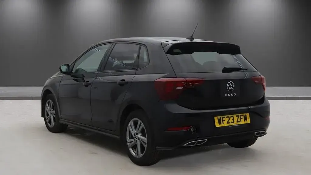 Used VW Polo R-line 95 HP (69 kW) 2023 Black Hatchback