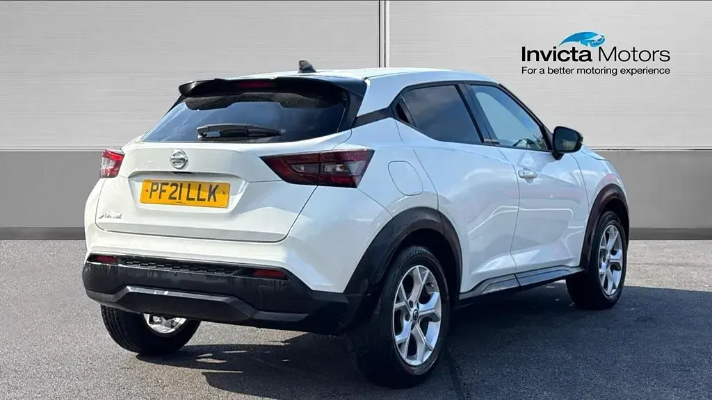 Second-hand Nissan Juke N-Connecta 114 CP (83 kW) 2021 Alb SUV