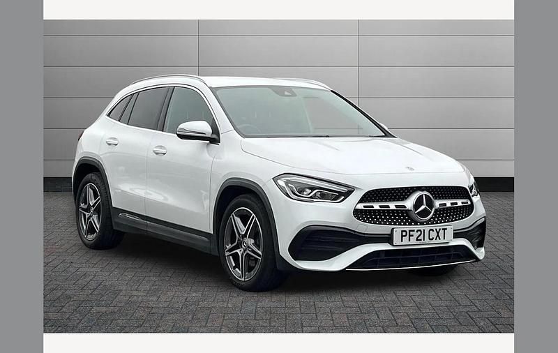 White Used 2021 Mercedes GLA200 AMG line SUV | £21,150 (Fair price) - Image 1/3