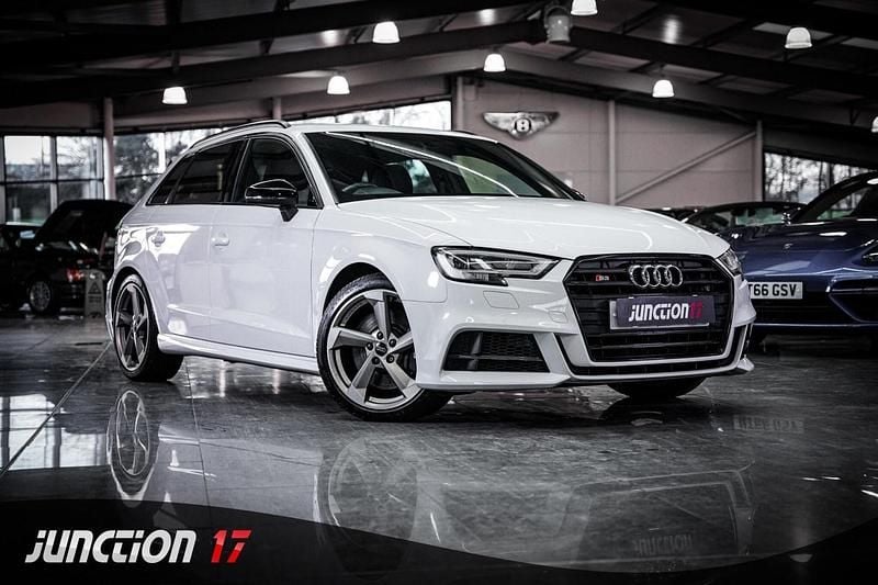 White Used 2017 Audi S3 Sportback Black Edition Hatchback | £21,988 (Fair price) - Image 1/3