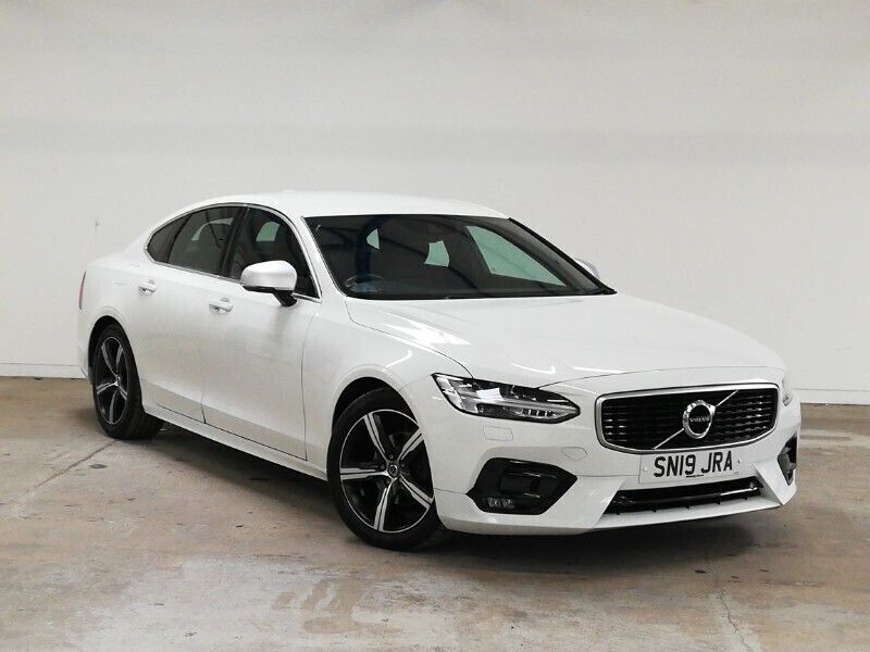 White Used 2019 Volvo S90 R-Design Sedan | £16,498 (Fair price) - Image 1/4