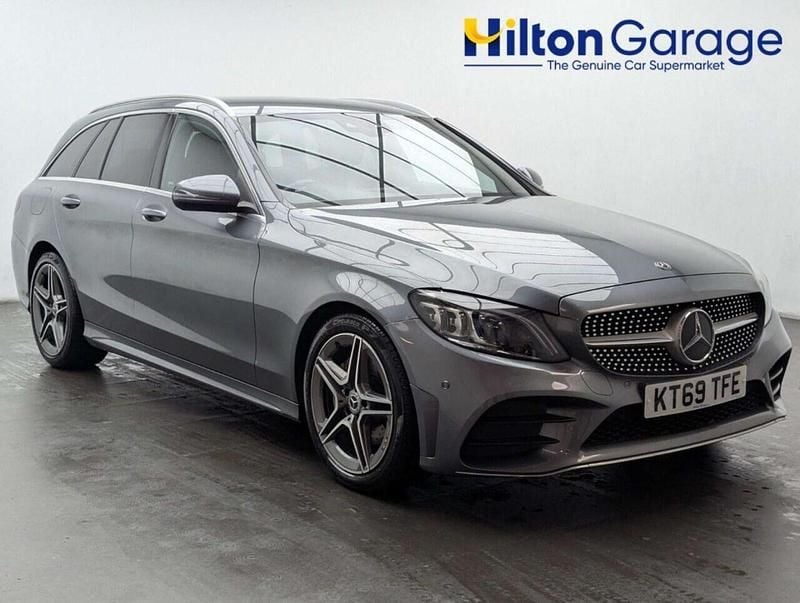 Used Mercedes C220 AMG line 194 HP (142 kW) 2020 Grey Estate