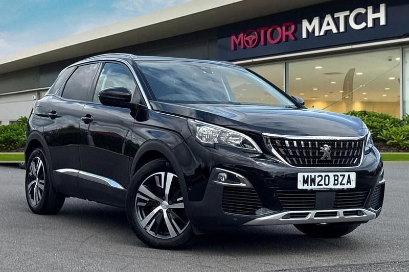 Black Used 2020 Peugeot 3008 Allure SUV | £13,000 (Good price) - Image 1/4