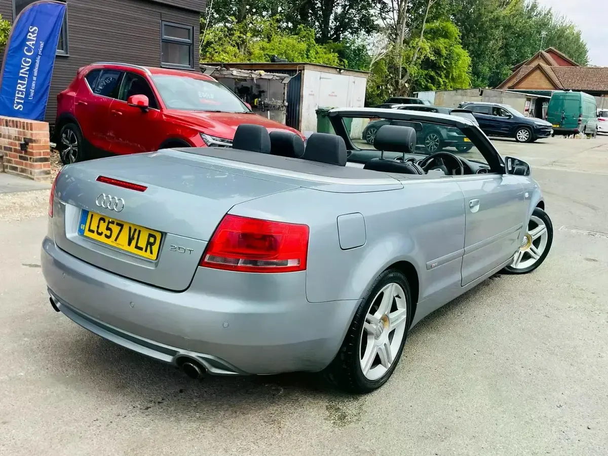 Used Audi A4 Cabriolet S-Line 200 HP (147 kW) 2008 Silver Cabriolet