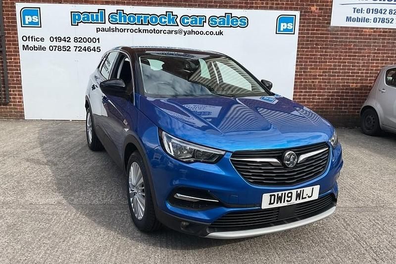 Used Vauxhall Grandland X Sport 130 HP (95 kW) 2019 Blue SUV