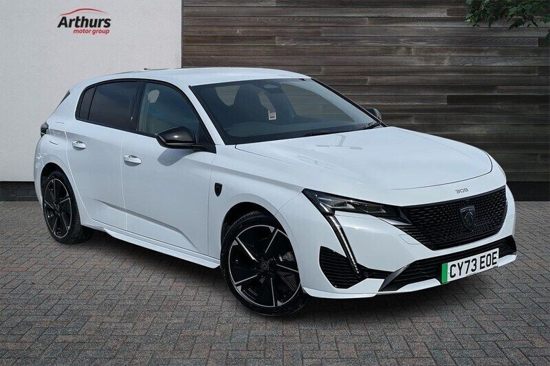 White Used 2023 Peugeot e-308 GT Hatchback | £26,850 (Fair price) - Image 1/4