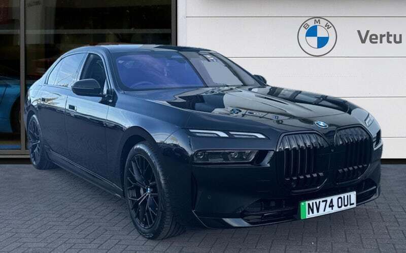 Black Used 2024 BMW i7 Comfort Edition Sedan | £79,950 (Expensive) - Image 1/4