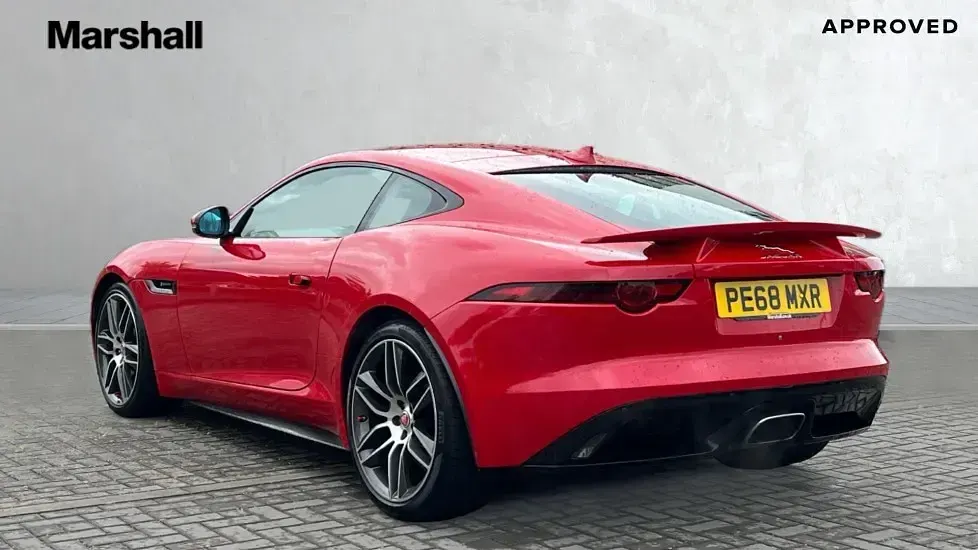 Used Jaguar F-Type R-Dynamic 300 HP (220 kW) 2018 Solid  phoenix red Coupe