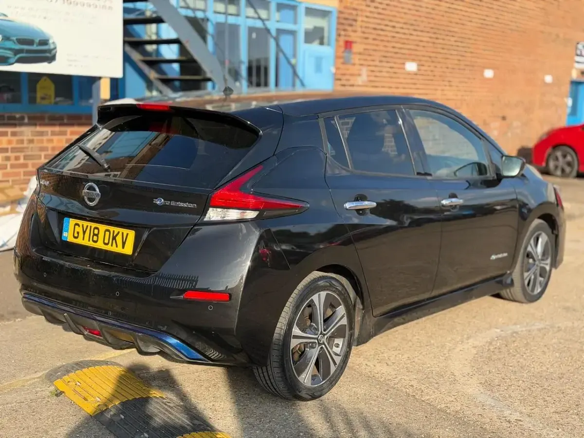 Used Nissan Leaf 110 kW (150 HP) 2018 Black Hatchback