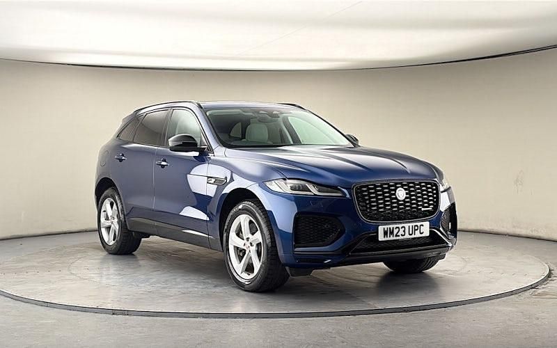 Used Jaguar F-Pace R-Dynamic 404 HP (297 kW) 2022 Bluefire blue SUV