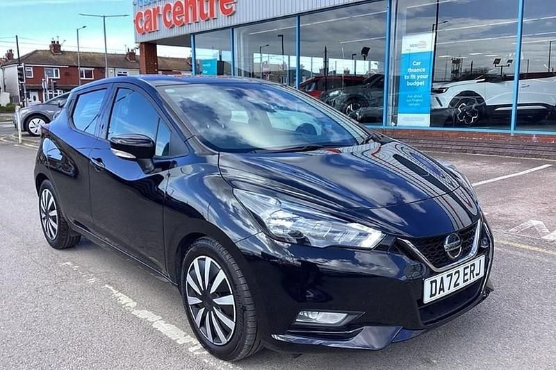 Used Nissan Micra Acenta 92 HP (67 kW) 2022 Black Hatchback