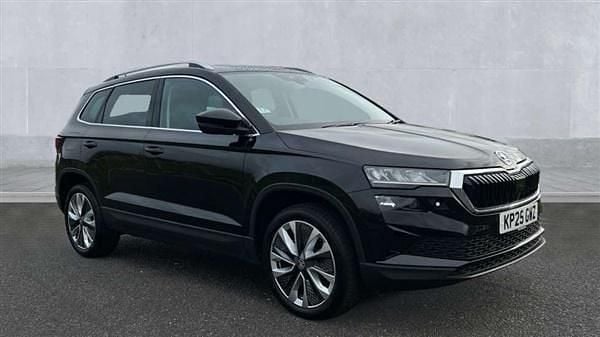 Black magic pearl effect Used 2025 Skoda Karoq SE L SUV | £27,490 (A bit pricey) - Image 1/4
