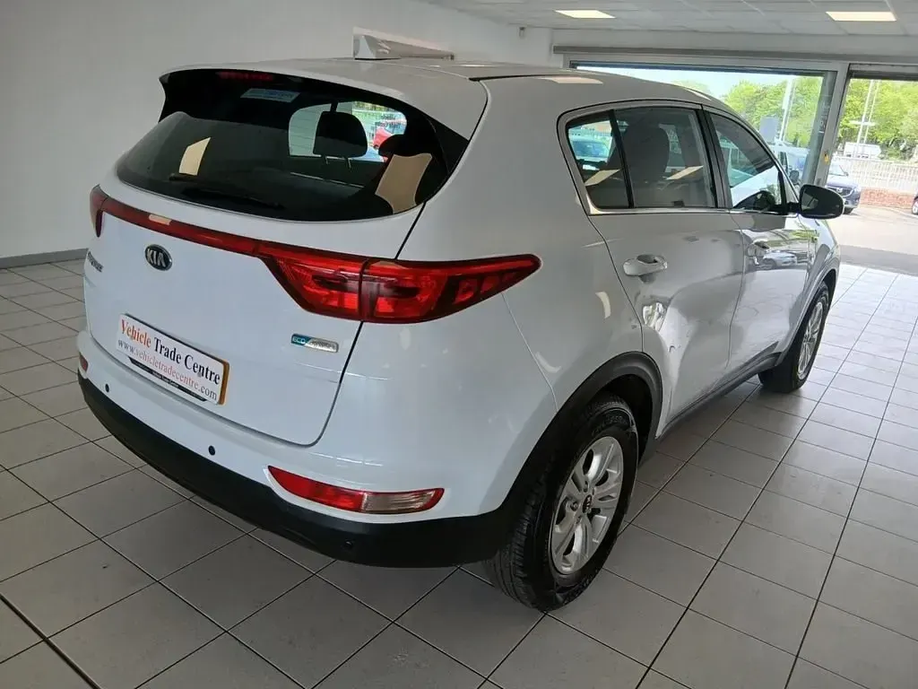 Begagnad Kia Sportage 115 HK (84 kW) 2017 Vit SUV