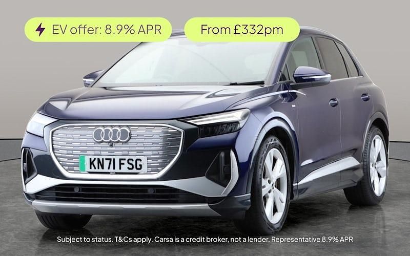 Used 2023 Audi Q4 e-tron S-Line SUV | £19,112 (Good price) - Image 1/3