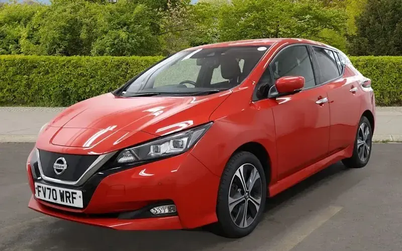 Second-hand Nissan Leaf S 160 kW (218 CP) 2020 Roșu Hatchback
