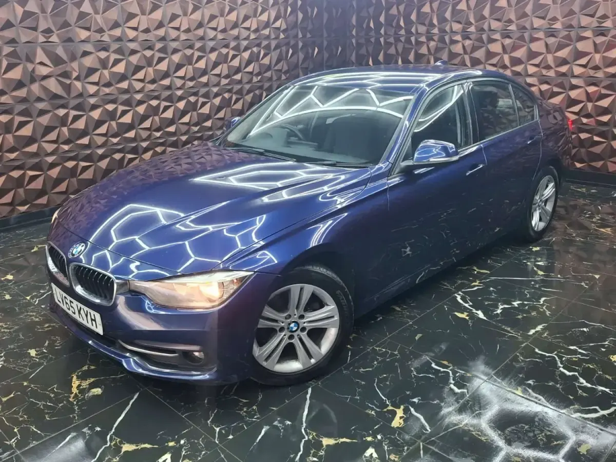Used BMW 320 Sport Line 2015 Blue Sedan