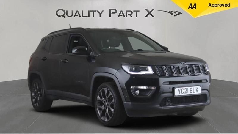 Black Used 2021 Jeep Compass SUV | £12,876 (Fair price) - Image 1/4