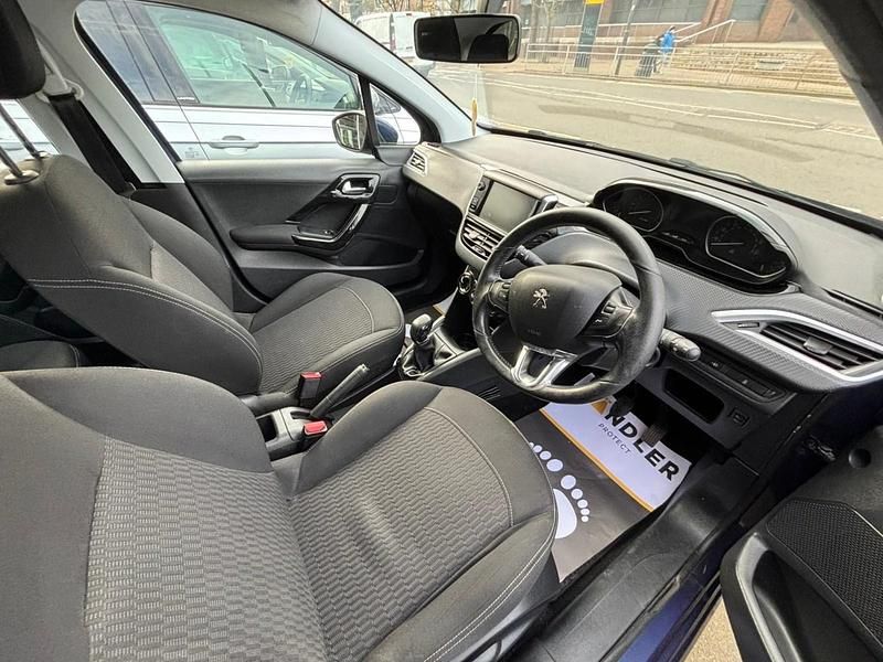 Usado Peugeot 208 Active 2017 Azul Citadino