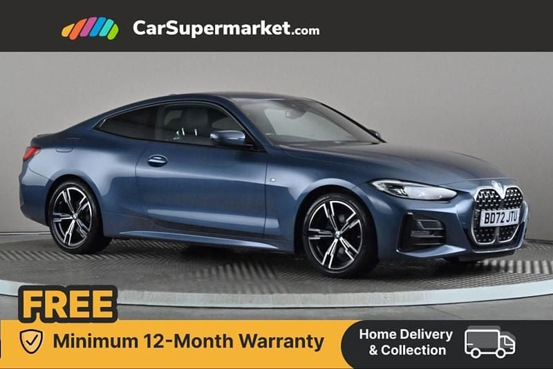 Blue Used 2022 BMW 420 M Sport Coupe | £22,497 (Fair price) - Image 1/4