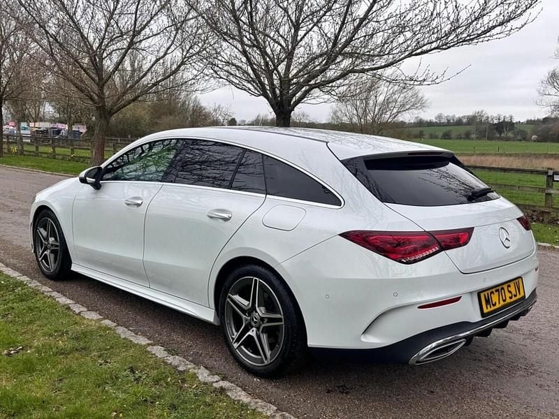 Used Mercedes CLA200 Shooting Brake AMG line 2020 White Estate