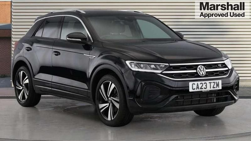 Black Used 2023 VW T-Roc R-line SUV | £25,076 (Fair price) - Image 1/4