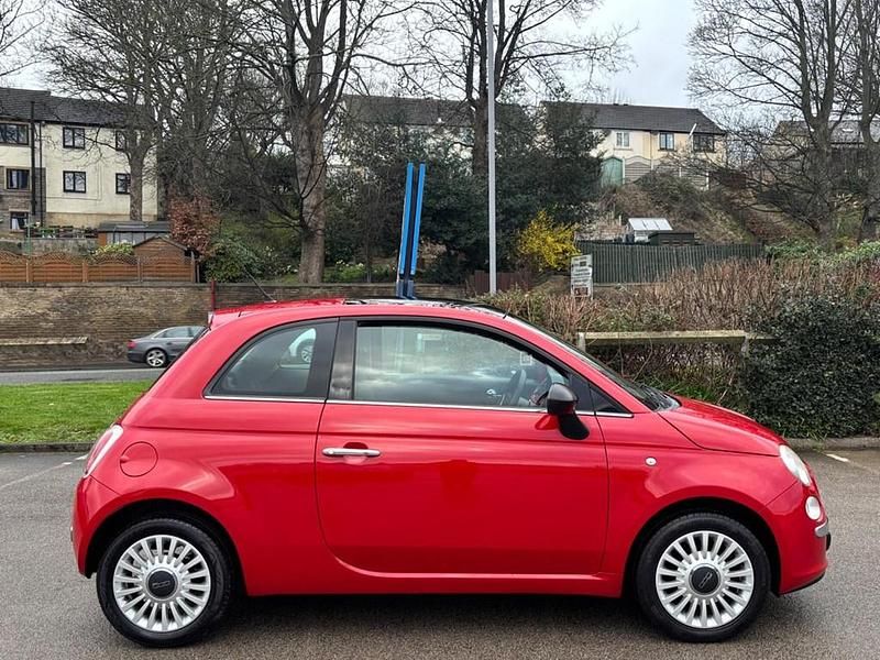 Used Fiat 500 Lounge 69 HP (50 kW) 2011 Red Hatchback