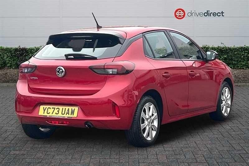 Used Vauxhall Corsa Design Edition 75 HP (55 kW) 2023 Red Hatchback