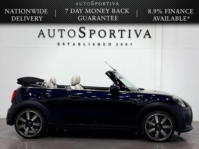 Begagnad Mini Cooper Cabriolet Exclusive 2022 Blå Cab