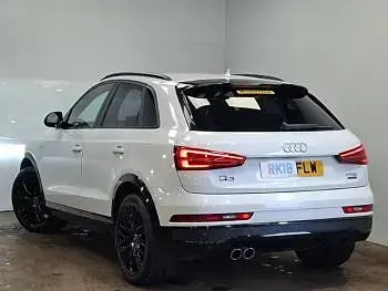 Used Audi Q3 Black Edition 180 HP (132 kW) 2018 White SUV