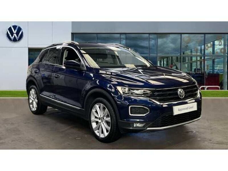 Blue Used 2019 VW T-Roc SEL SUV | £18,065 (Fair price) - Image 1/4