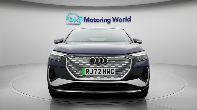 Used Audi Q4 e-tron S-Line 150 kW (204 HP) 2022 Blue SUV