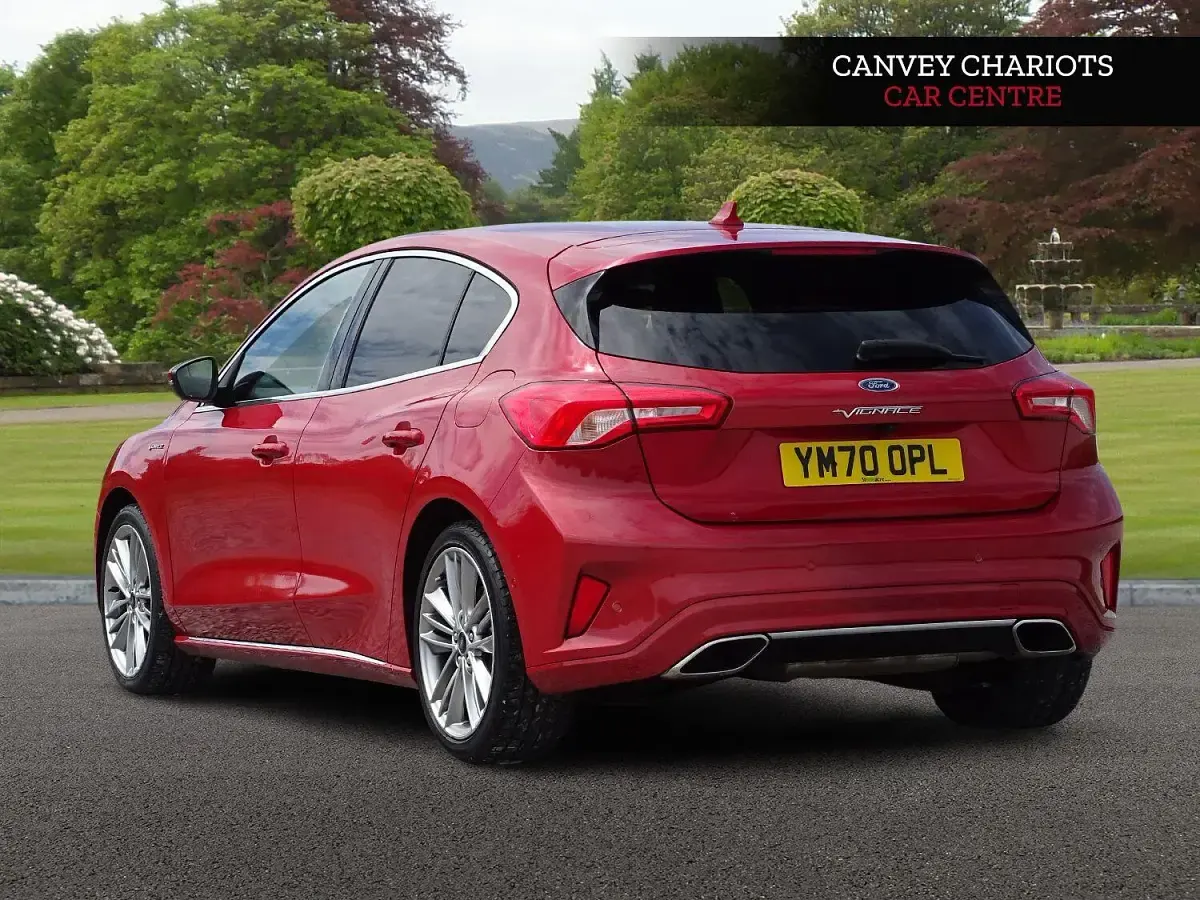 Used Ford Focus Vignale 120 HP (88 kW) 2021 Red Hatchback