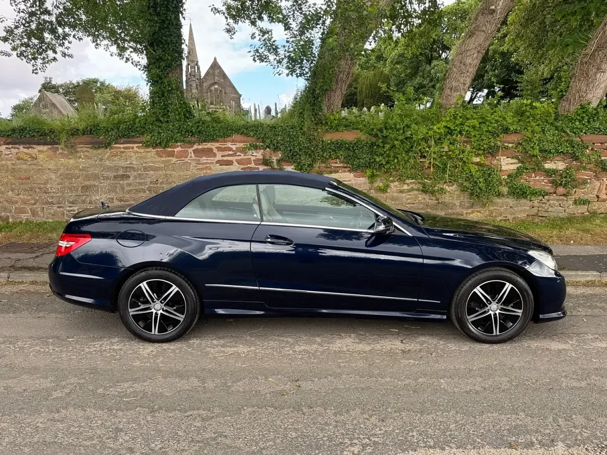 Used Mercedes E200 Sport Edition 2012 Blue Cabriolet