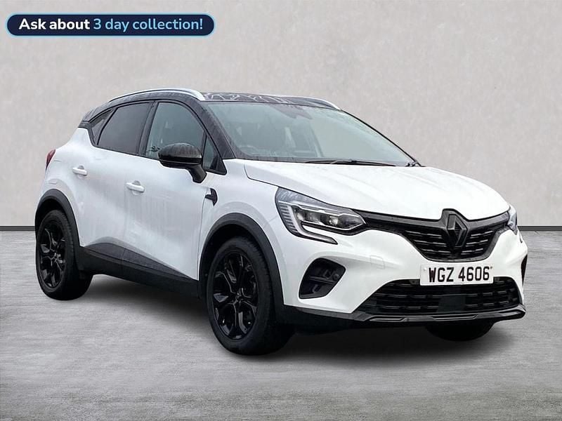 White/black Used 2022 Renault Captur Rive Gauche SUV | £13,795 (Fair price) - Image 1/4