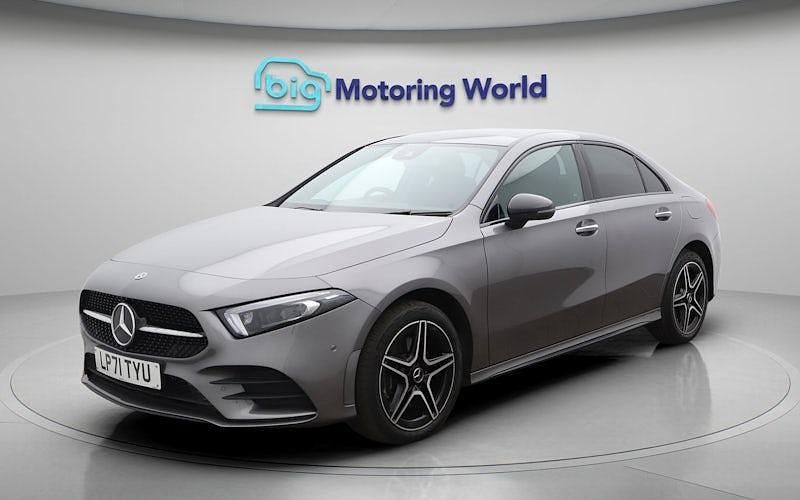 Used Mercedes A250 AMG line 259 HP (190 kW) 2022 Grey Sedan