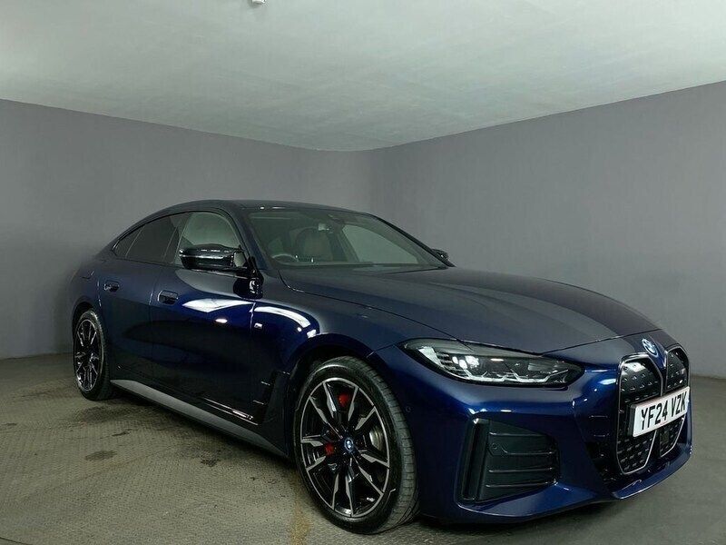 Blue Used 2024 BMW i4 Shadowline Sedan | £42,499 (Good price) - Image 1/4