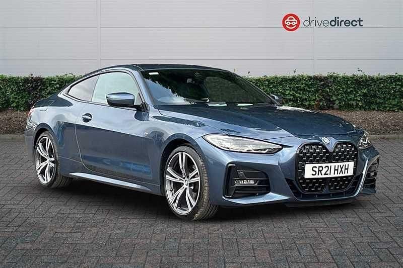 Blue Used 2021 BMW 420 M Sport Coupe | £25,003 (A bit pricey) - Image 1/4