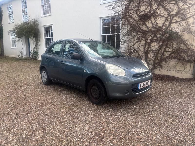 Grey Used 2013 Nissan Micra Visia Hatchback | £995 (Good price) - Image 1/4