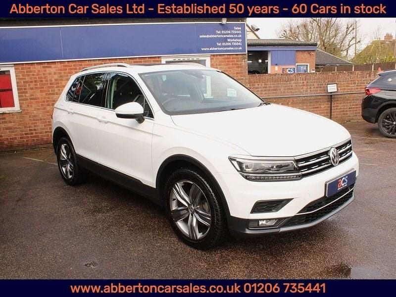 Used VW Tiguan SEL 150 HP (110 kW) 2018 White SUV