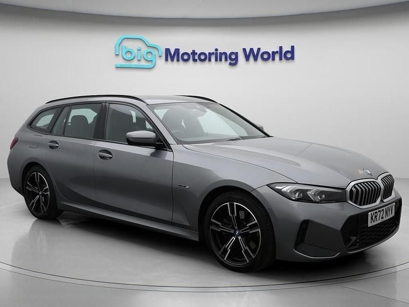 Grey Used 2022 BMW 330e M Sport Estate | £30,200 (A bit pricey) - Image 1/4
