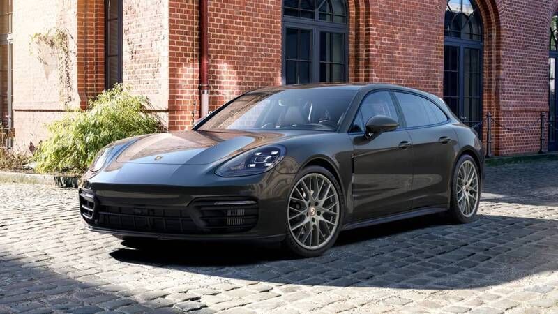 Volcano grey metallic Used 2023 Porsche Panamera 4 Sport Turismo Sedan | £73,990 - Image 1/4